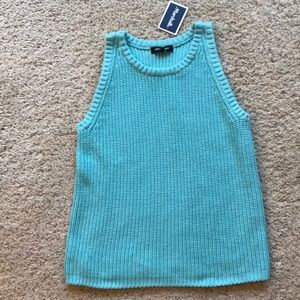 NWT Light blueish tealish tank size xs